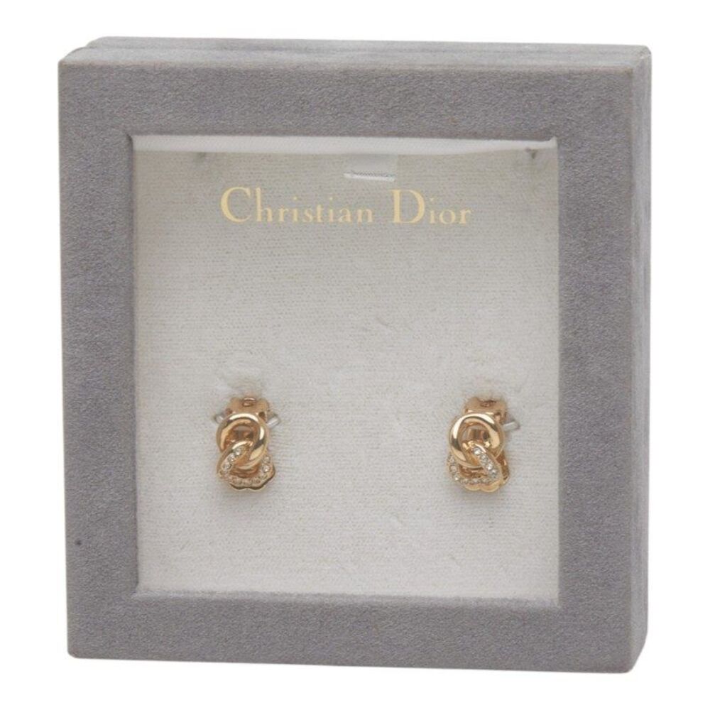 Dior Rhinestone Earrings - Picture 6 of 6